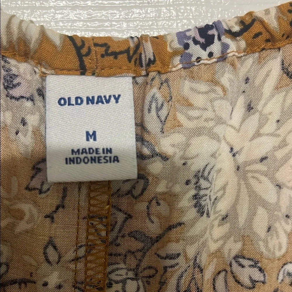 Old Navy Brown Tan Spaghetti Strap Midi Dress - Picture 2 of 6